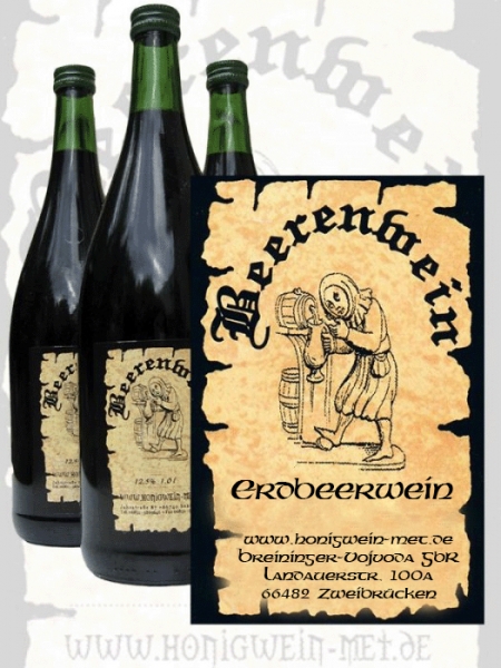 Erdbeerwein